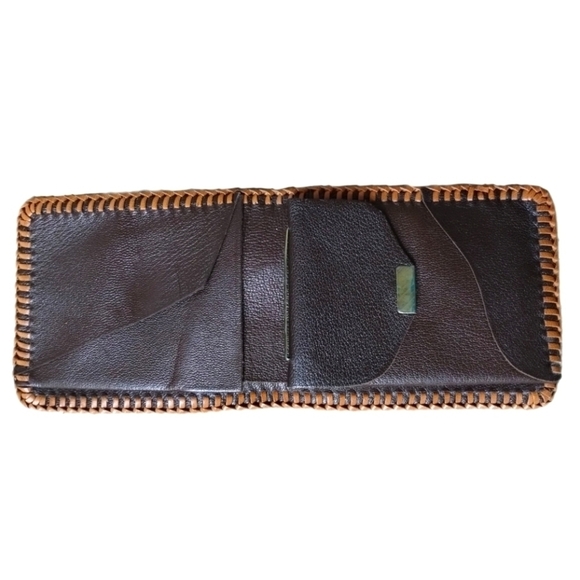 Vintage Hand-Tooled Leather Horse Wallet - Picture 3 of 8